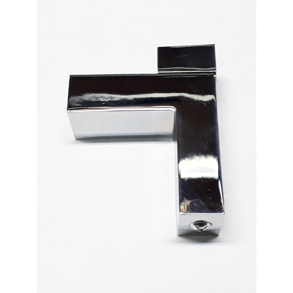 Art.8537-02 Soporte regulable 65x65 mm cromo