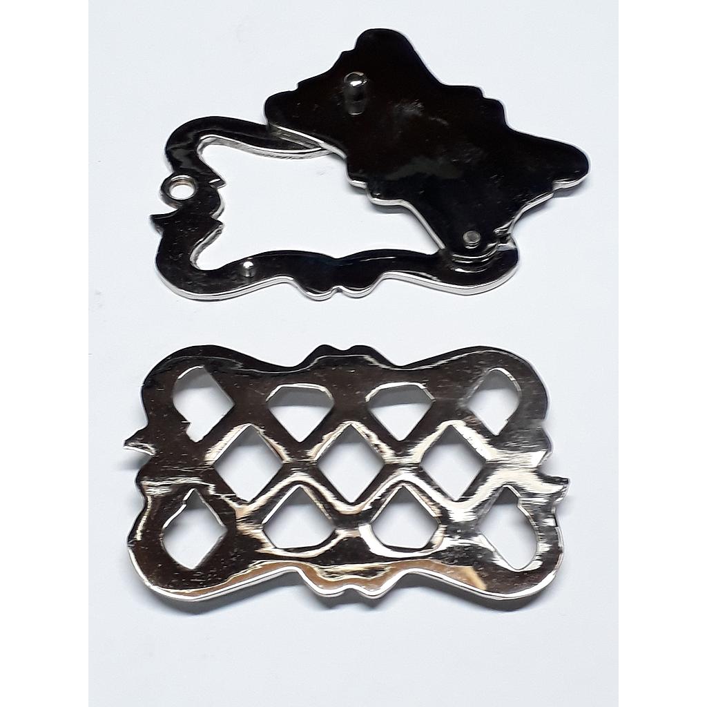 Art.1085/1086-2 Mirador rejilla con tapa bronce platil