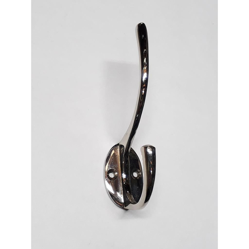 Art.1659/6736-01 Percha doble bronce platil