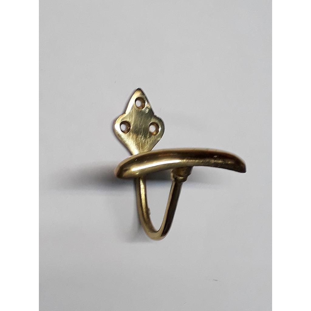 Art.4005 Percha simple sastre bronce pulido