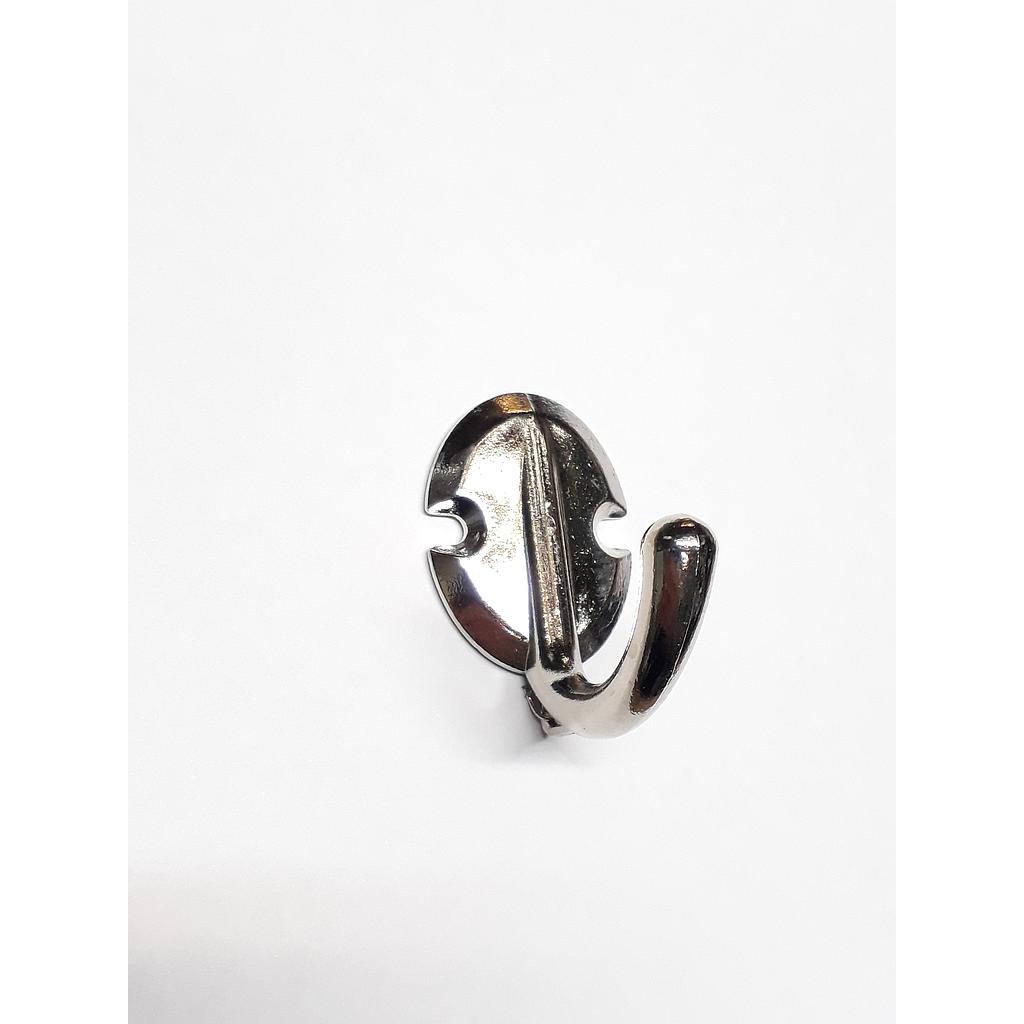 Art.6887 Percha simple niquel