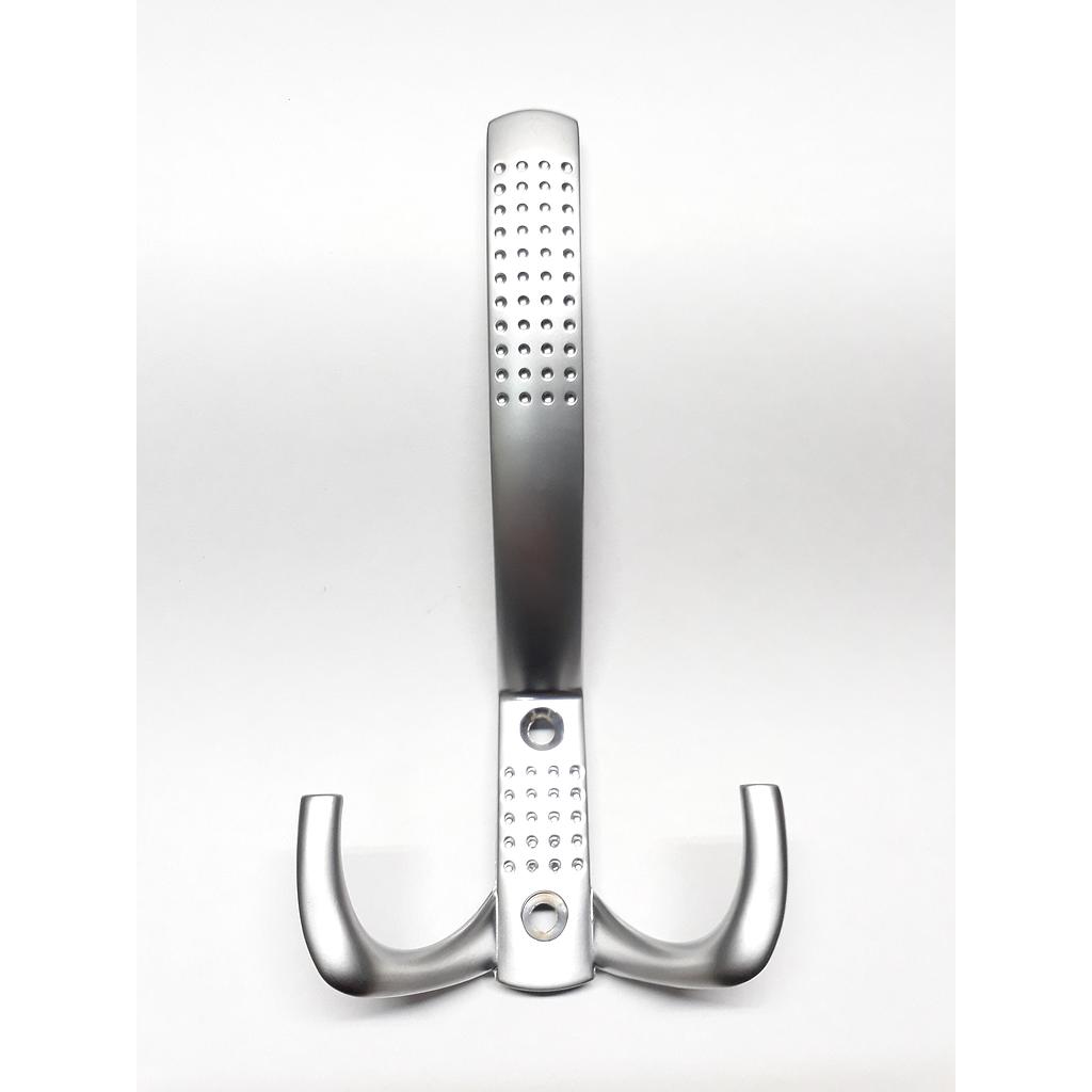 Art.4572 Percha doble cromo mate
