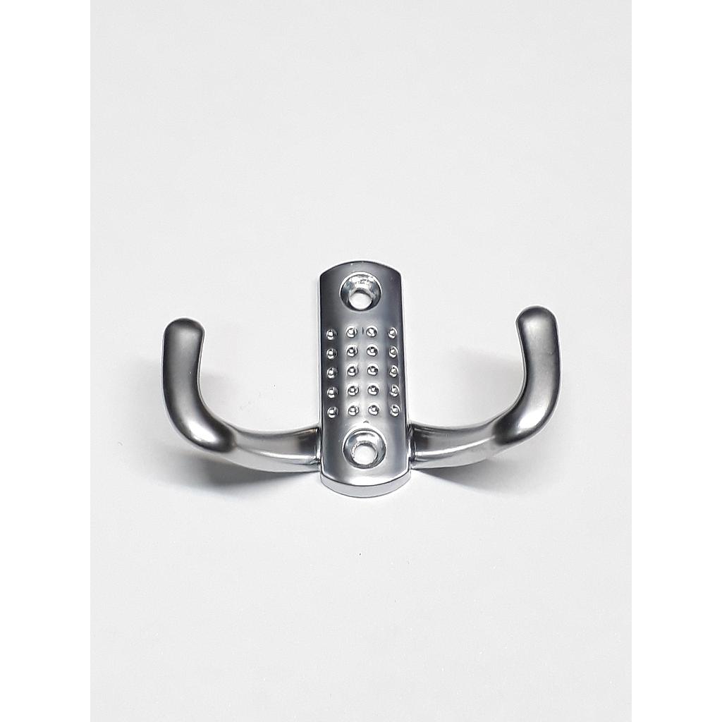 Art.5568 Percha mini doble cromo satinado
