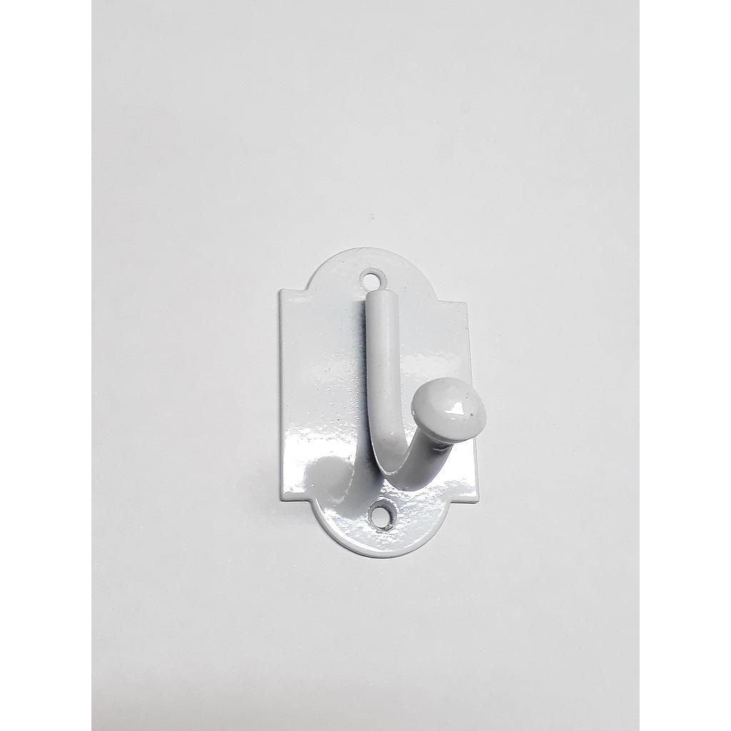 Art.7544-02 Percha simple vertical blanca