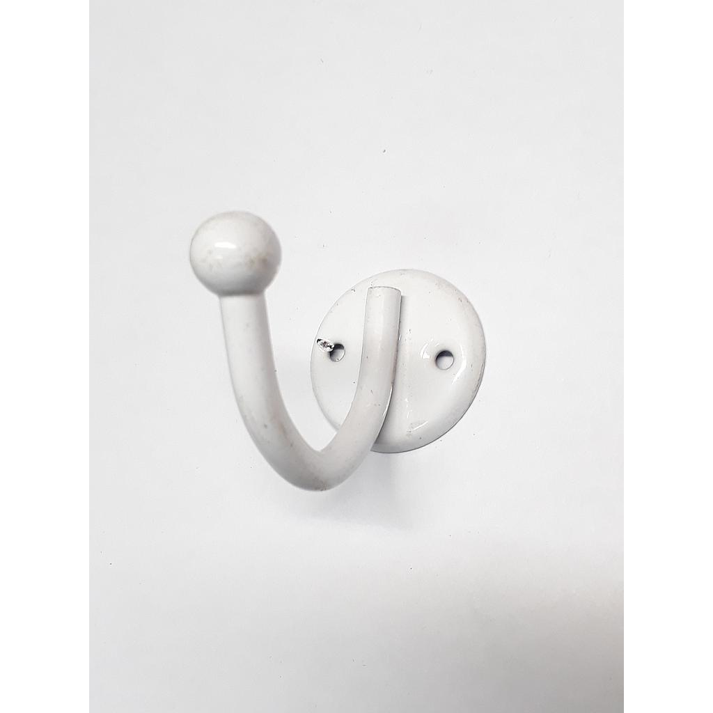 Art.1947/5771-01 Percha bola simple blanca