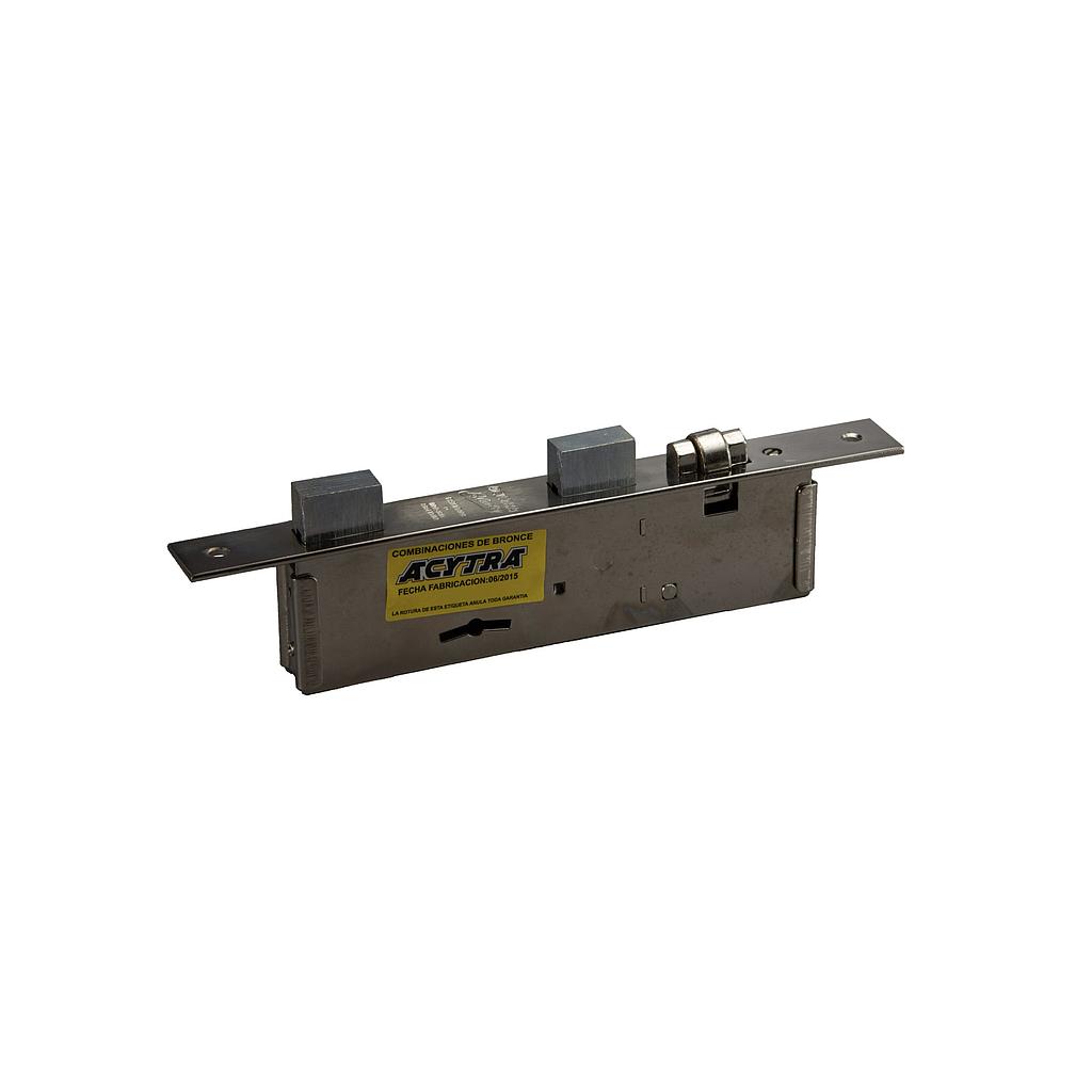 Art.2749/3527   Cerrojo Vaiven pasadores rectang doble paleta caja 47 mm frente hierro niquel