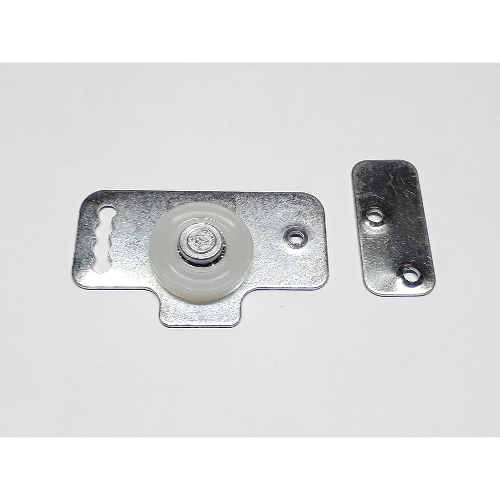 Art.2700/3575-03 Rueda 25 mm con ruleman nylon con guia