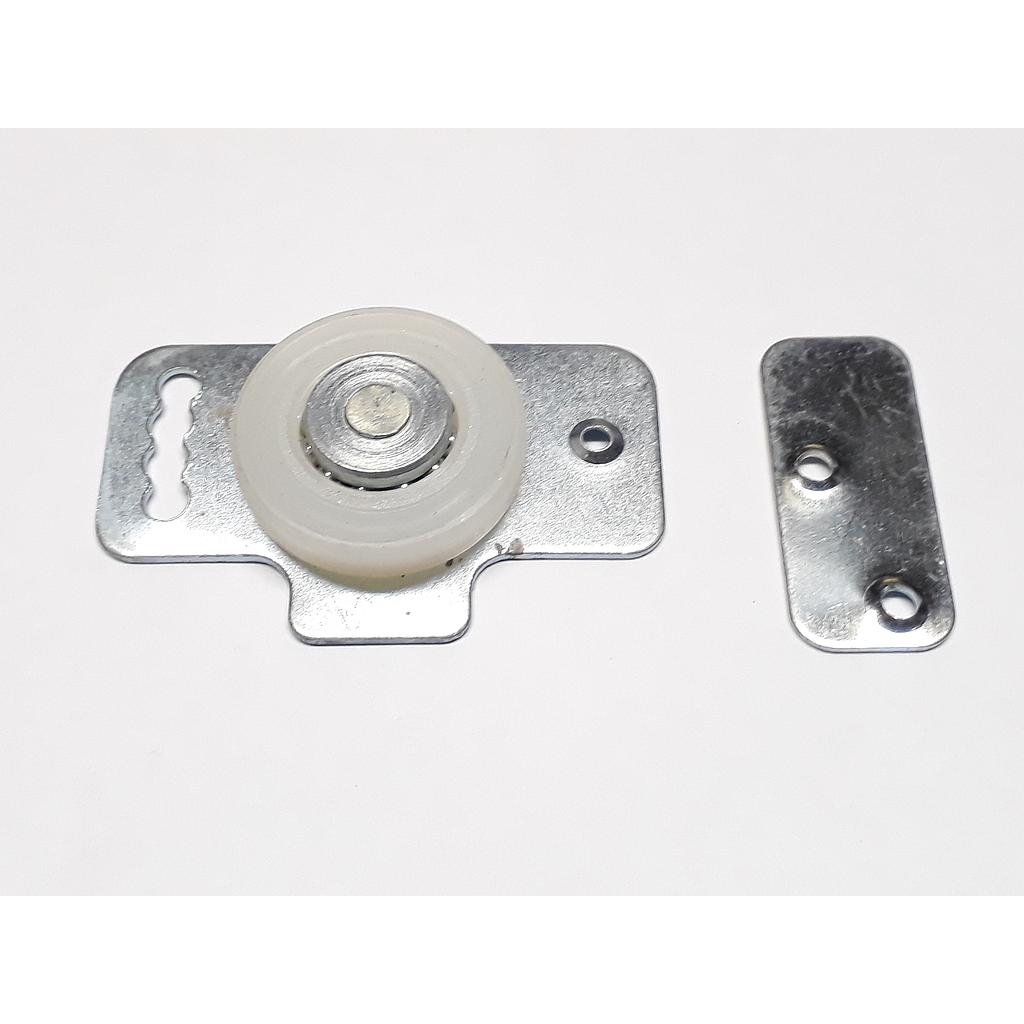 Art.2700/3575-04 Rueda 32 mm con ruleman nylon con guia