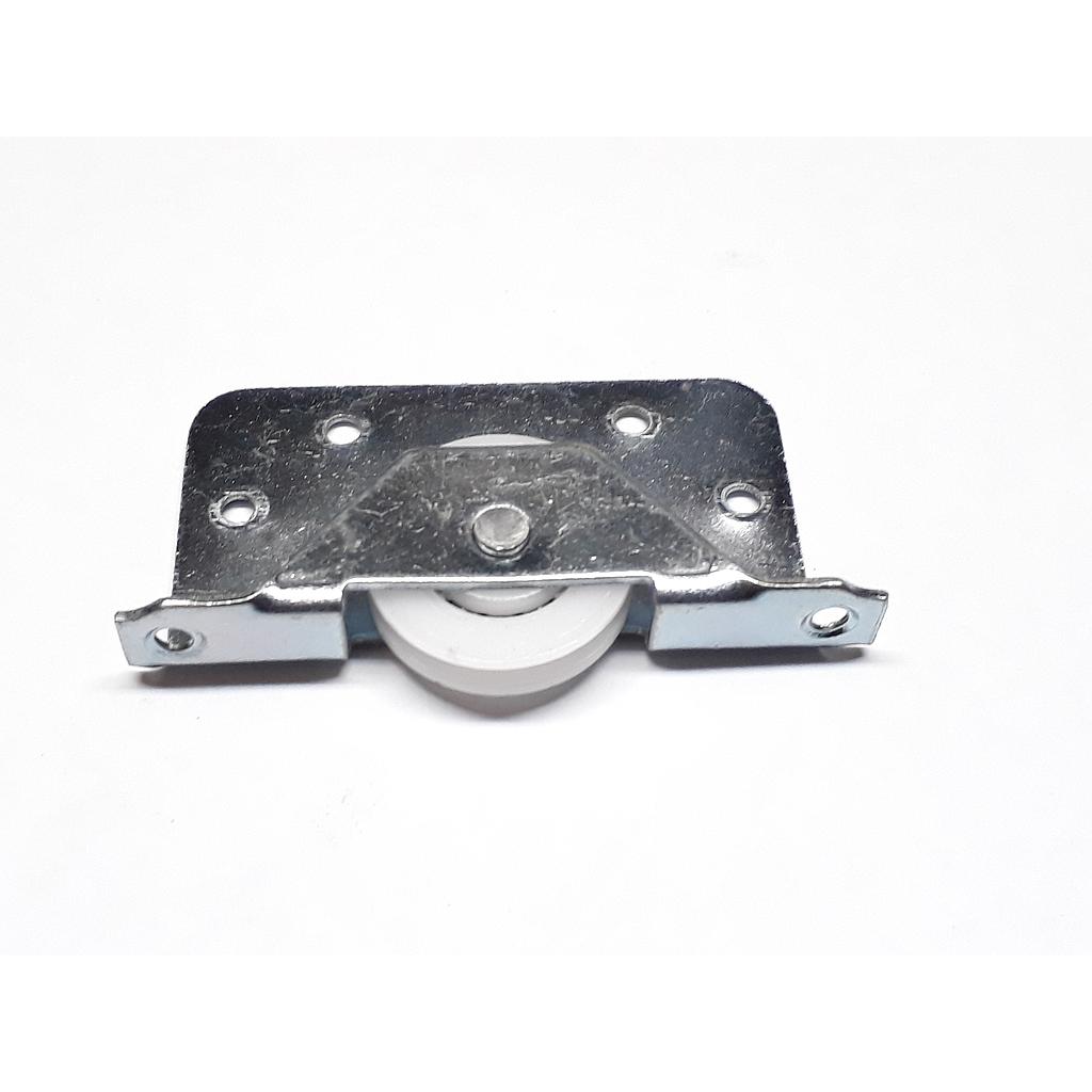 Art.4377-01 Rueda 25 mm medio embutir con canal nylon con ruleman  