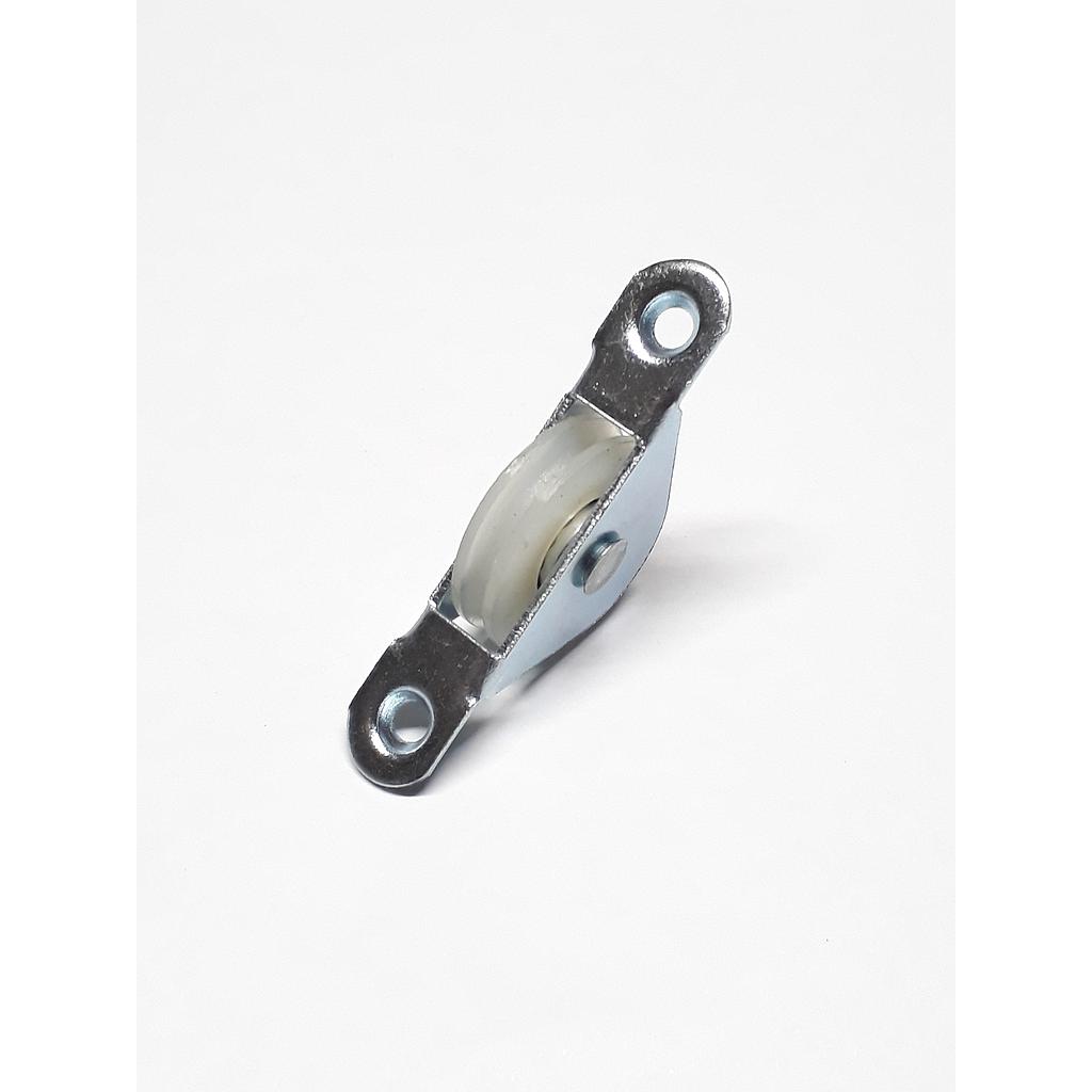 Art.1346-02 Rueda 25 mm con canal con ruleman nylon