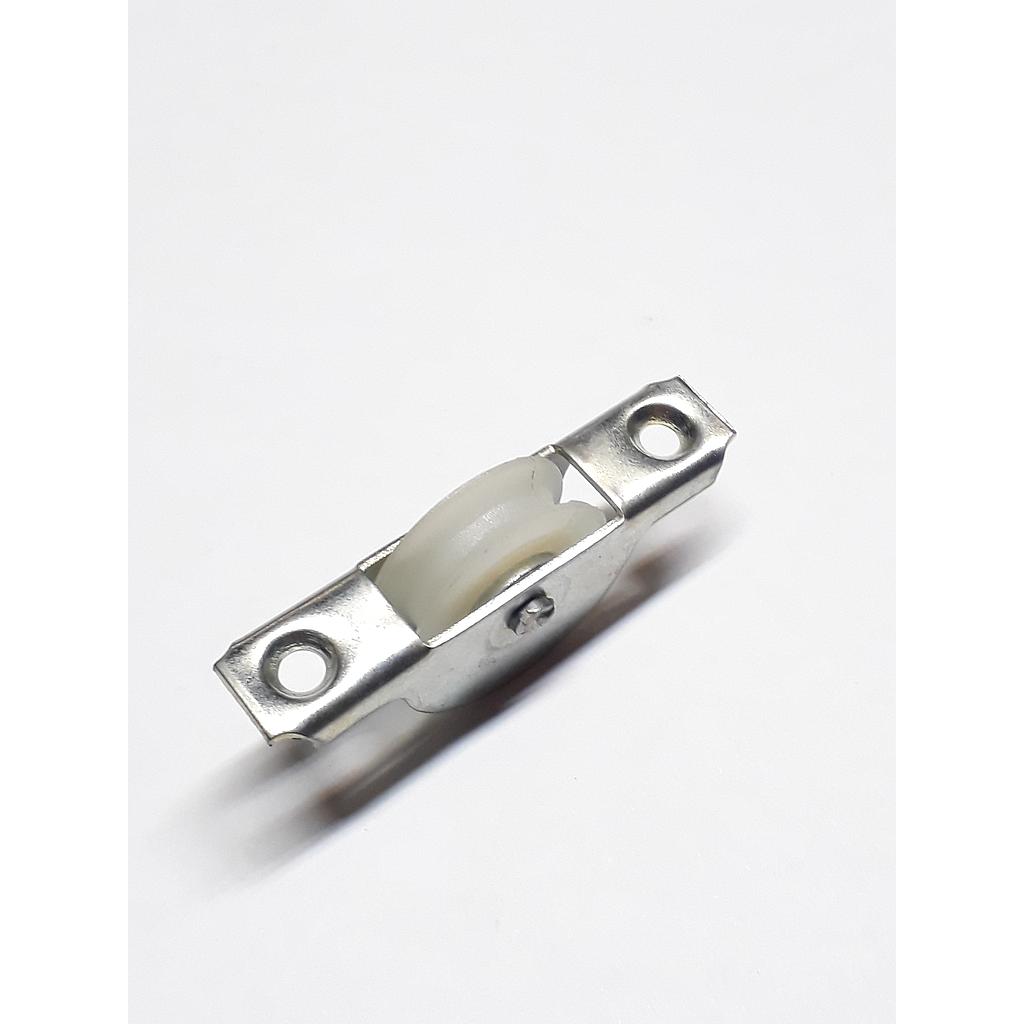 Art.3698/3699-06 Rueda 27 mm con canal redondo con ruleman nylon