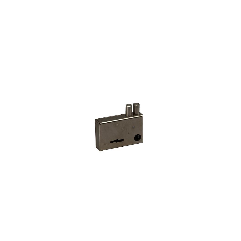 Art.3796/6309 Cerrojo vidrio 2 pernos vertical doble paleta hierro