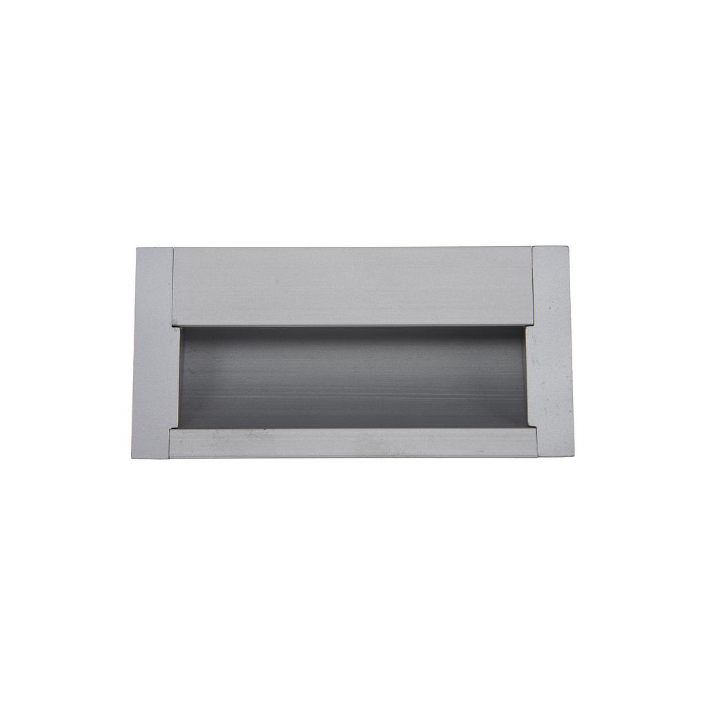 Art.2782/8837-03 Cubeta 55x128 mm rectang aluminio