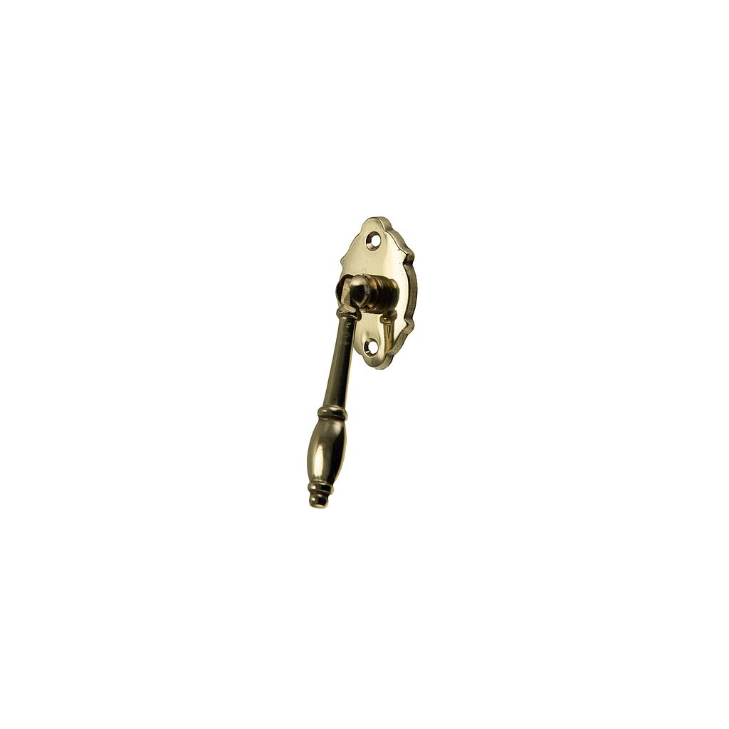 Art.8122-10 Tirador chico con roseta volcable bronce