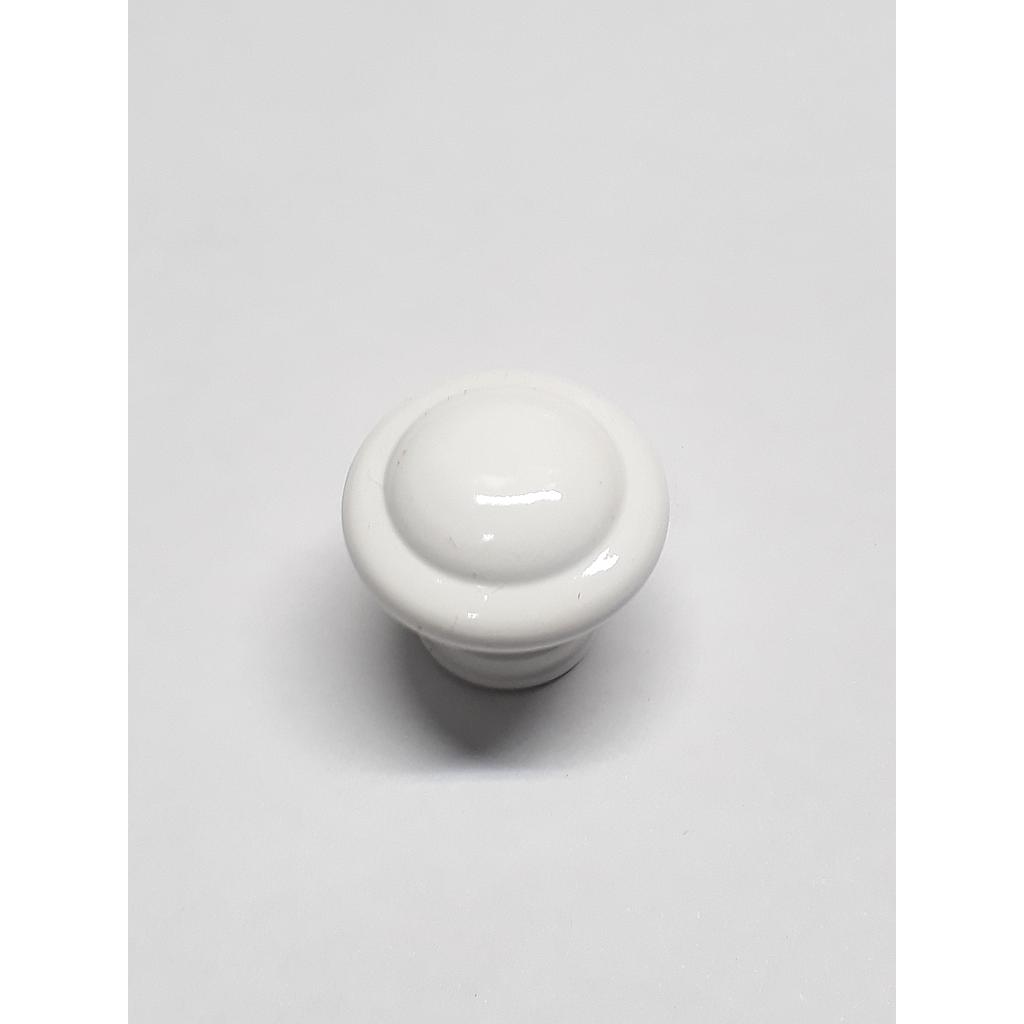 Art.5380/8150-01 Tirador 25 mm madera blanco