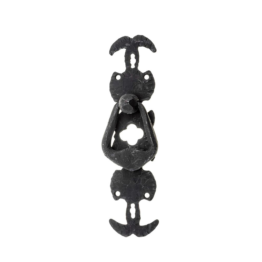 Art.3608 Tirador volcable con plaqueta calada vertical forjado