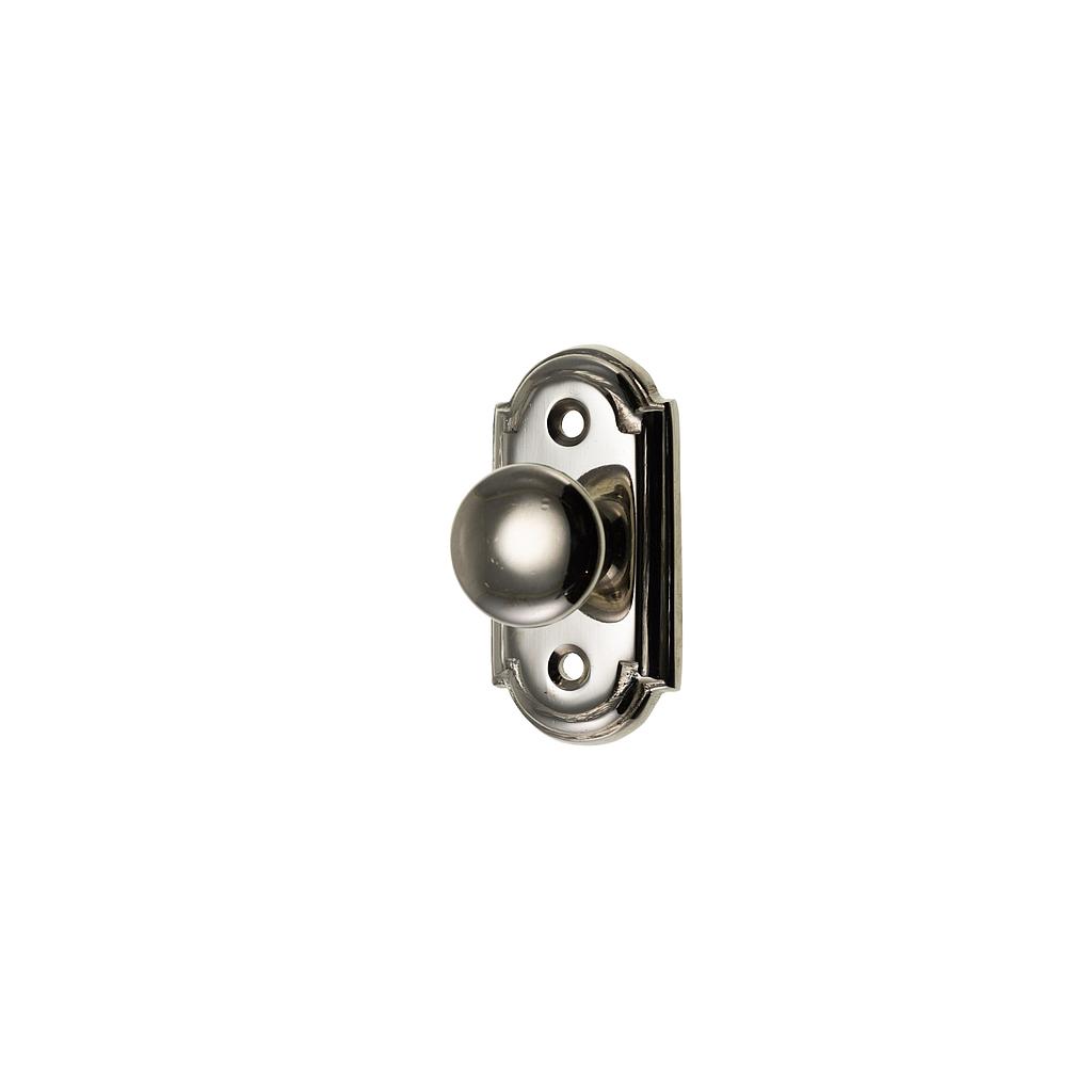 Art.6531/7326 Tirador con base estilo bronce platil y pulido