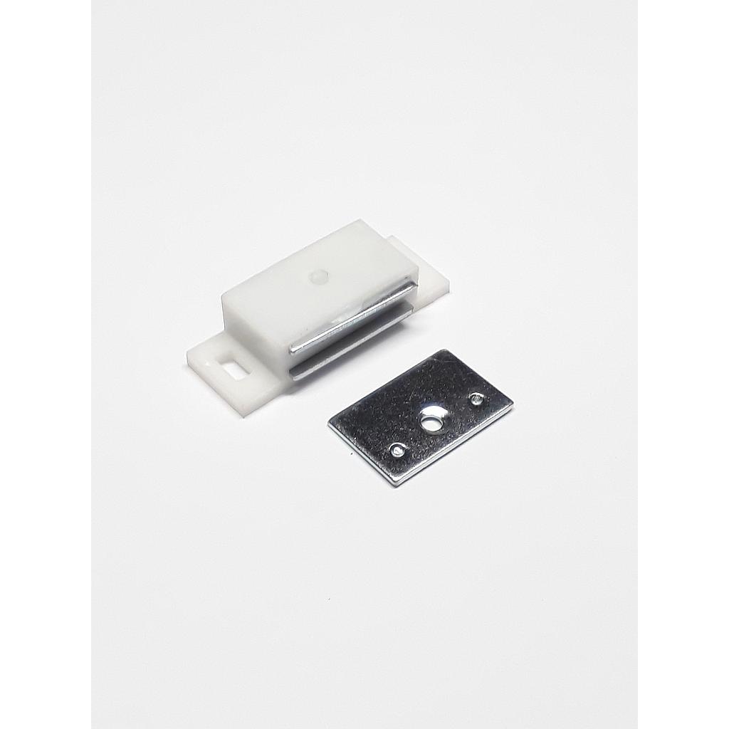 Art.2722/6427 Reten Iman blanco con chapa 