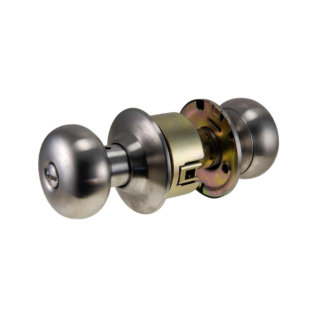 Art.3160/8638-01   Cerradura PLY Pomo de baño acero