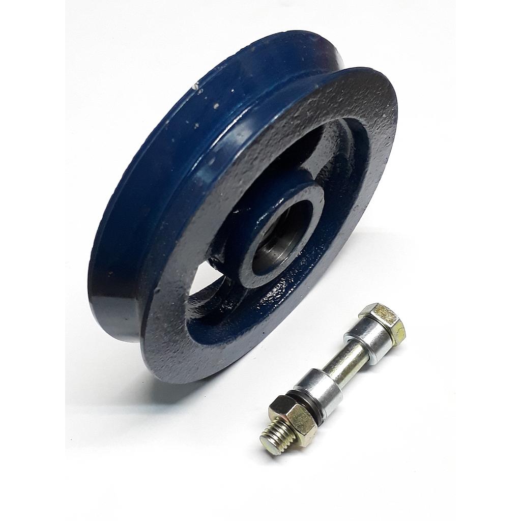 Art.1245/6633-05 Rueda 150 mm 1 ruleman canal V con rosca