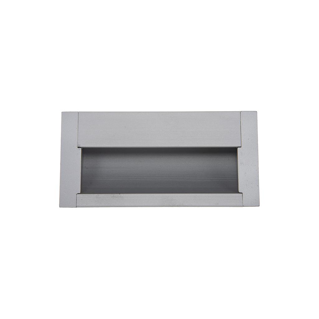Art.2782/8837-02   Cubeta 55x96 mm rectang aluminio