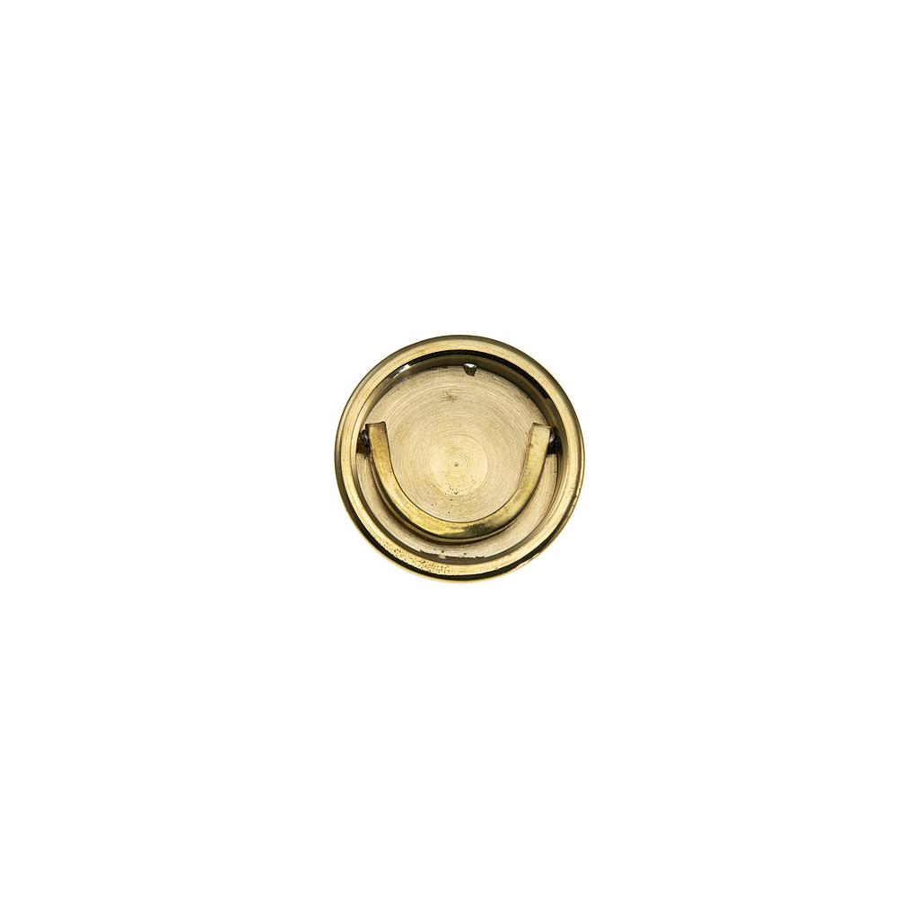 Art.2766/3943   Cubeta redonda 50 mm con manija bronce