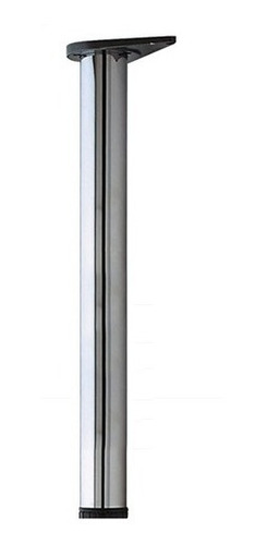 Art.7872-07 Pata 710x60 mm redonda con base cromo