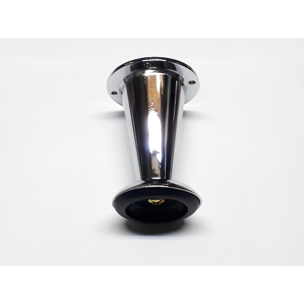 Art.6359 Pata 100 mm con base cromo