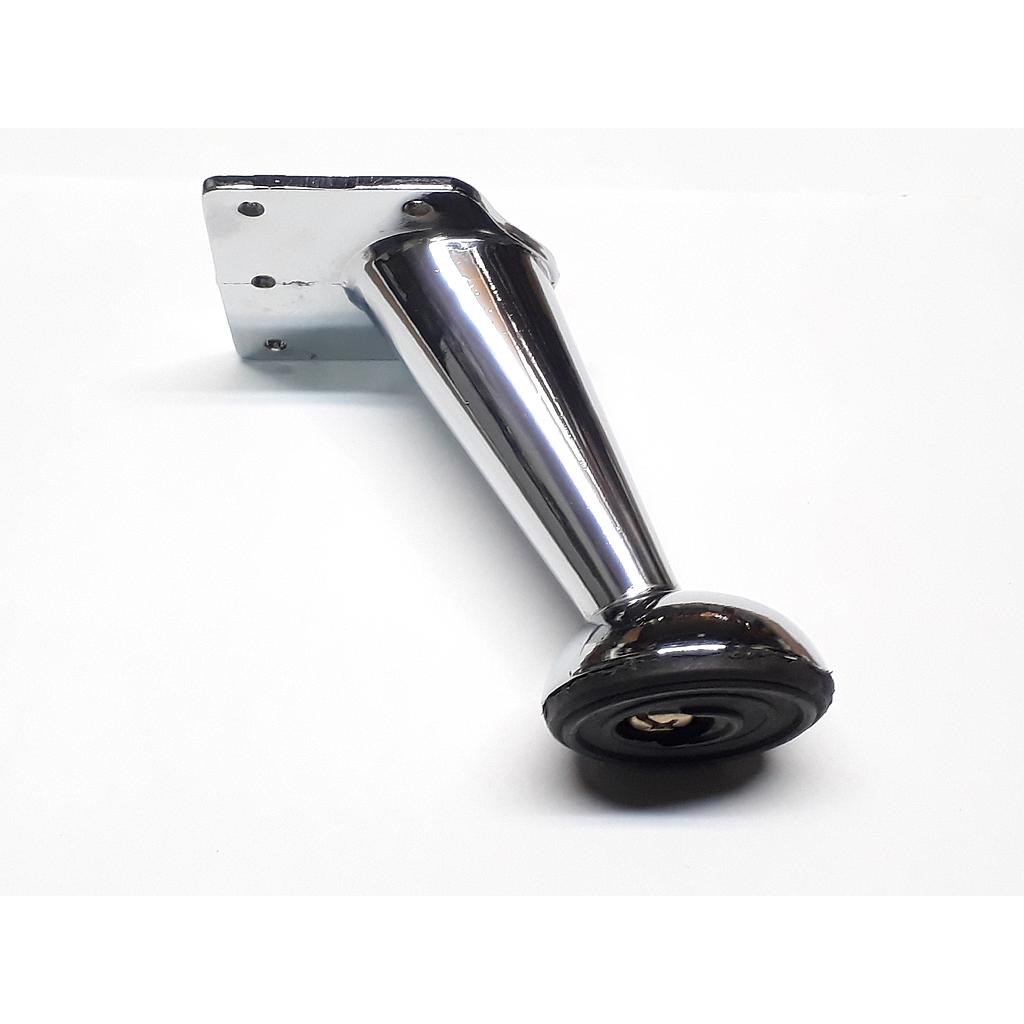 Art.6385 Pata 100 mm con base cromo