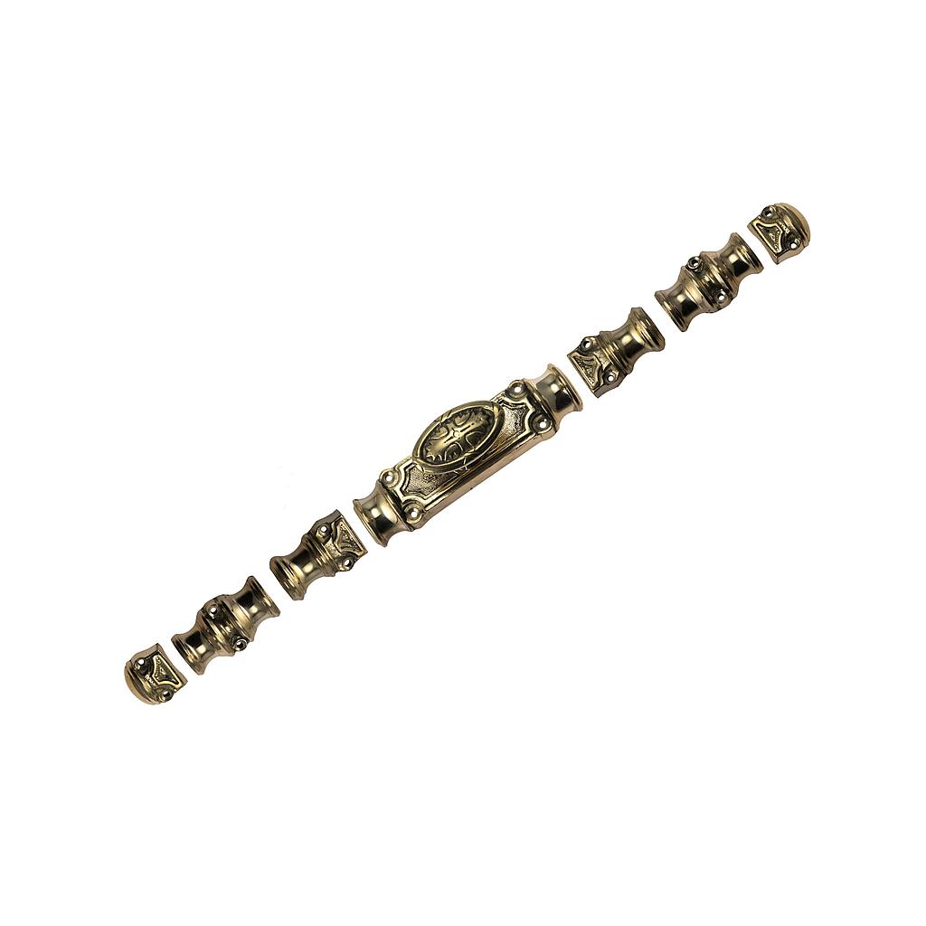 Art.6104/8004-01   Falleba Galesa arrimar 18 mm puño oval con puentes bronce fundida