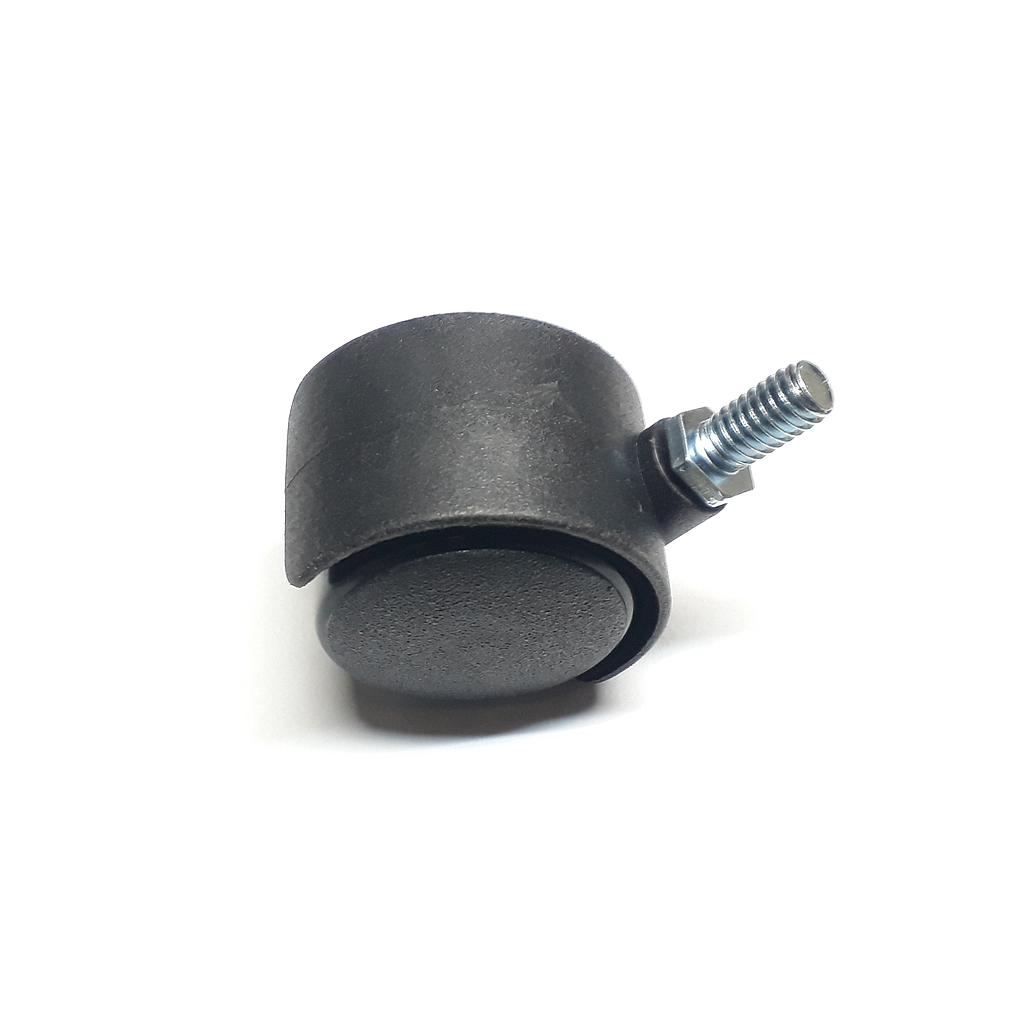 Art.4540/8684-02 Rueda 40 mm nylon con rosca 5/16