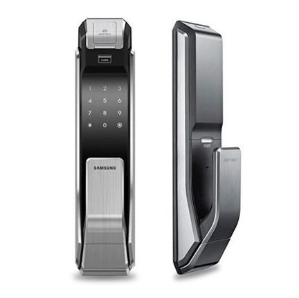 Art.8222-01 Cerradura touch biometrica con manija pasador doble