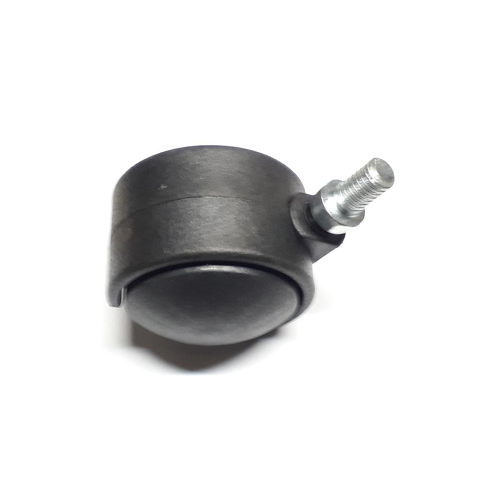 Art.4540/6231-01 Rueda 45 mm nylon con rosca 3/8