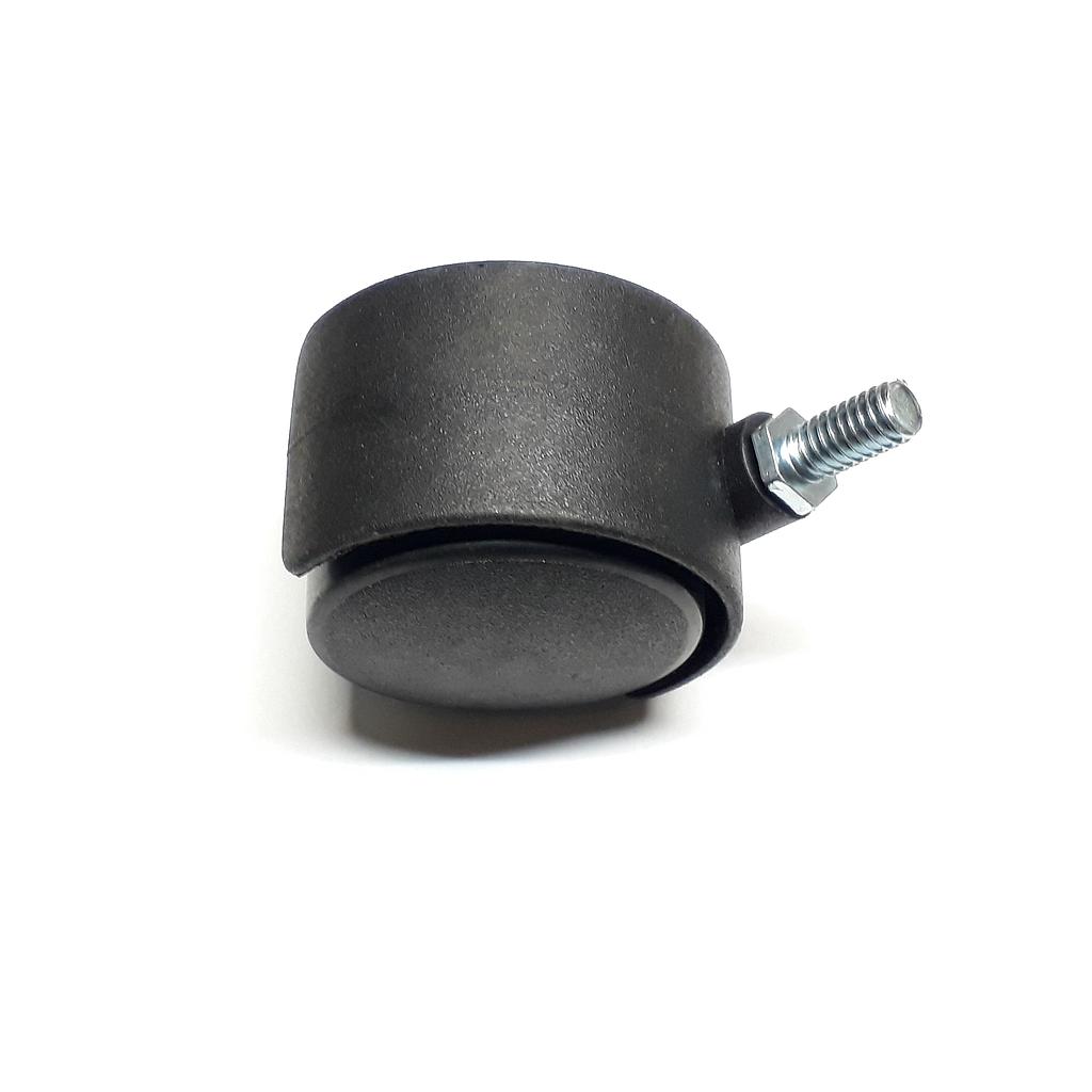 Art.4540/6232-02 Rueda 50 mm nylon con rosca 5/16