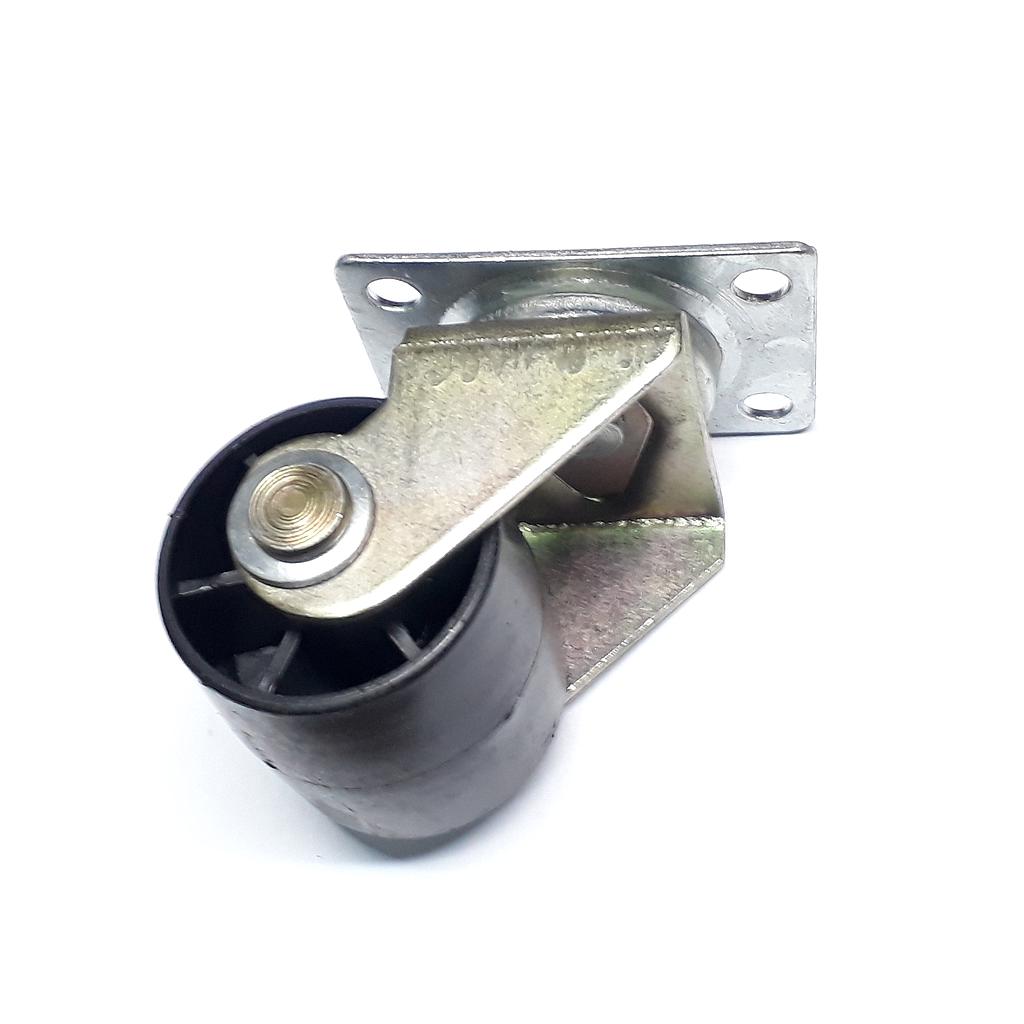 Art.7331/7784-02 Rueda ancha 48x48 mm con base sin freno polipropileno