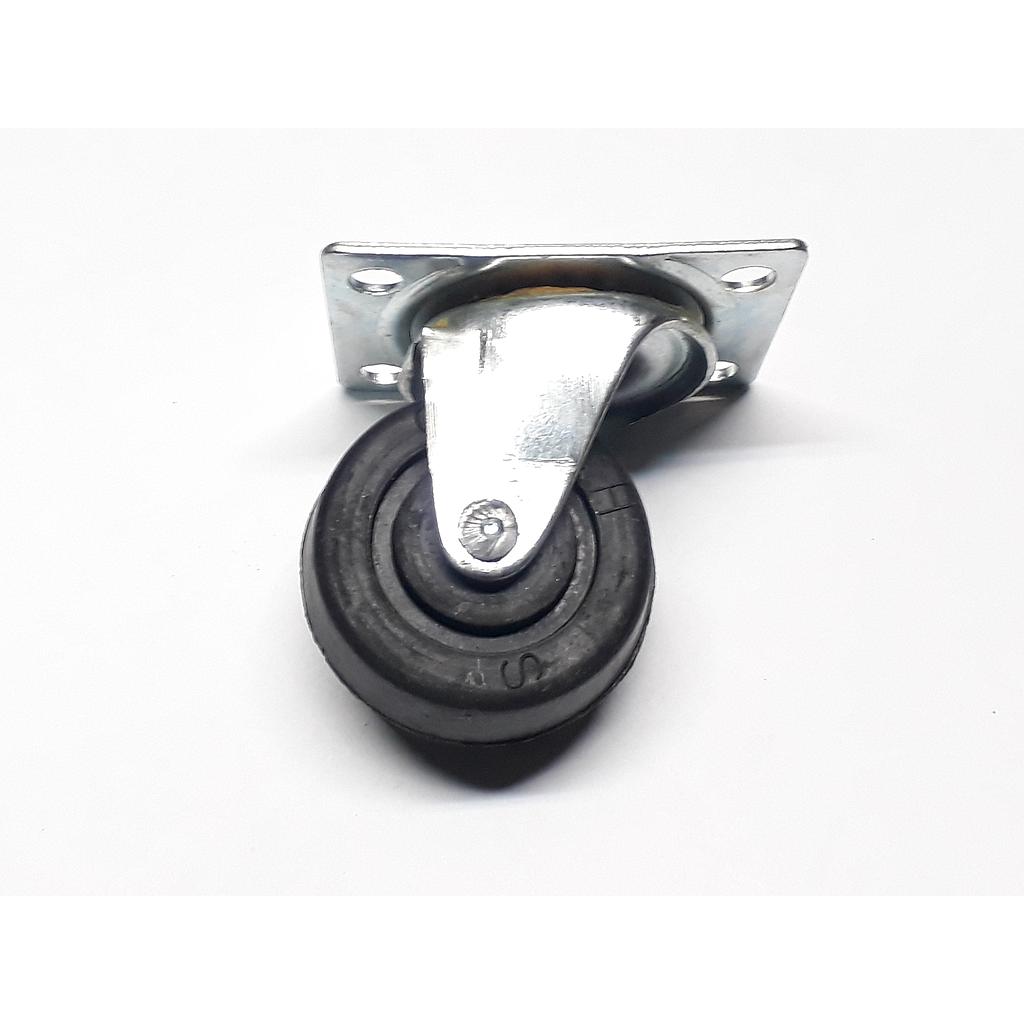 Art.3750-03 Rueda 50 mm con base goma