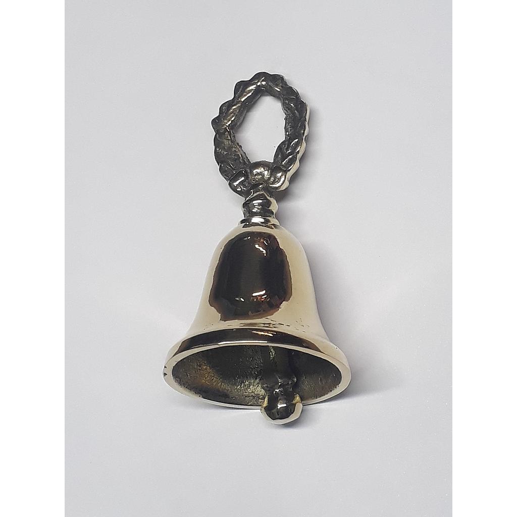 Art.3989-00 Campana de mano para mesa bronce