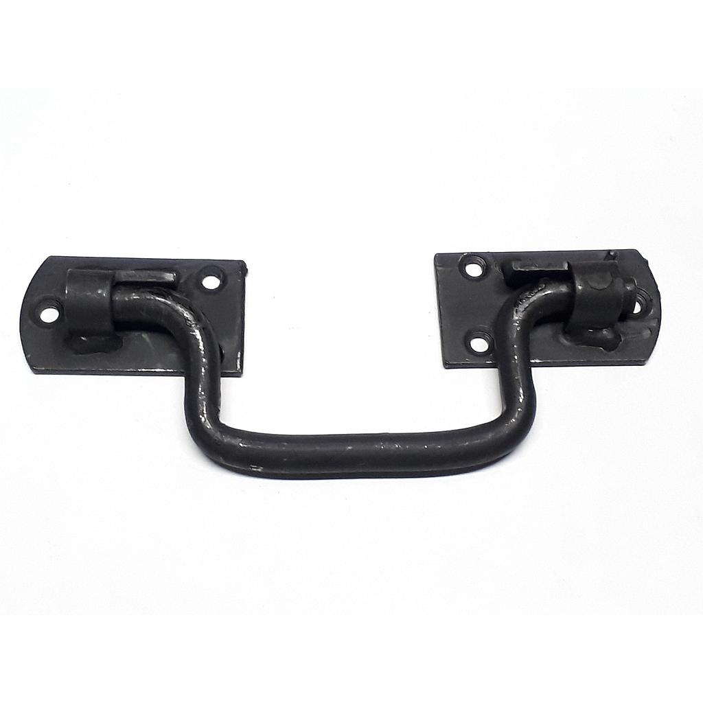 Art.7131 Manija con tope 180 mm negra