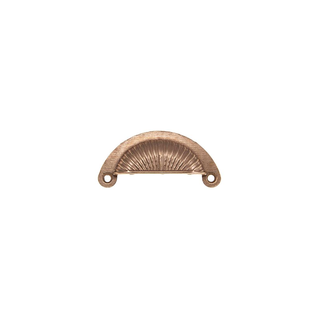 Art.1349/6713-03 Cubeta media luna rayada cobre