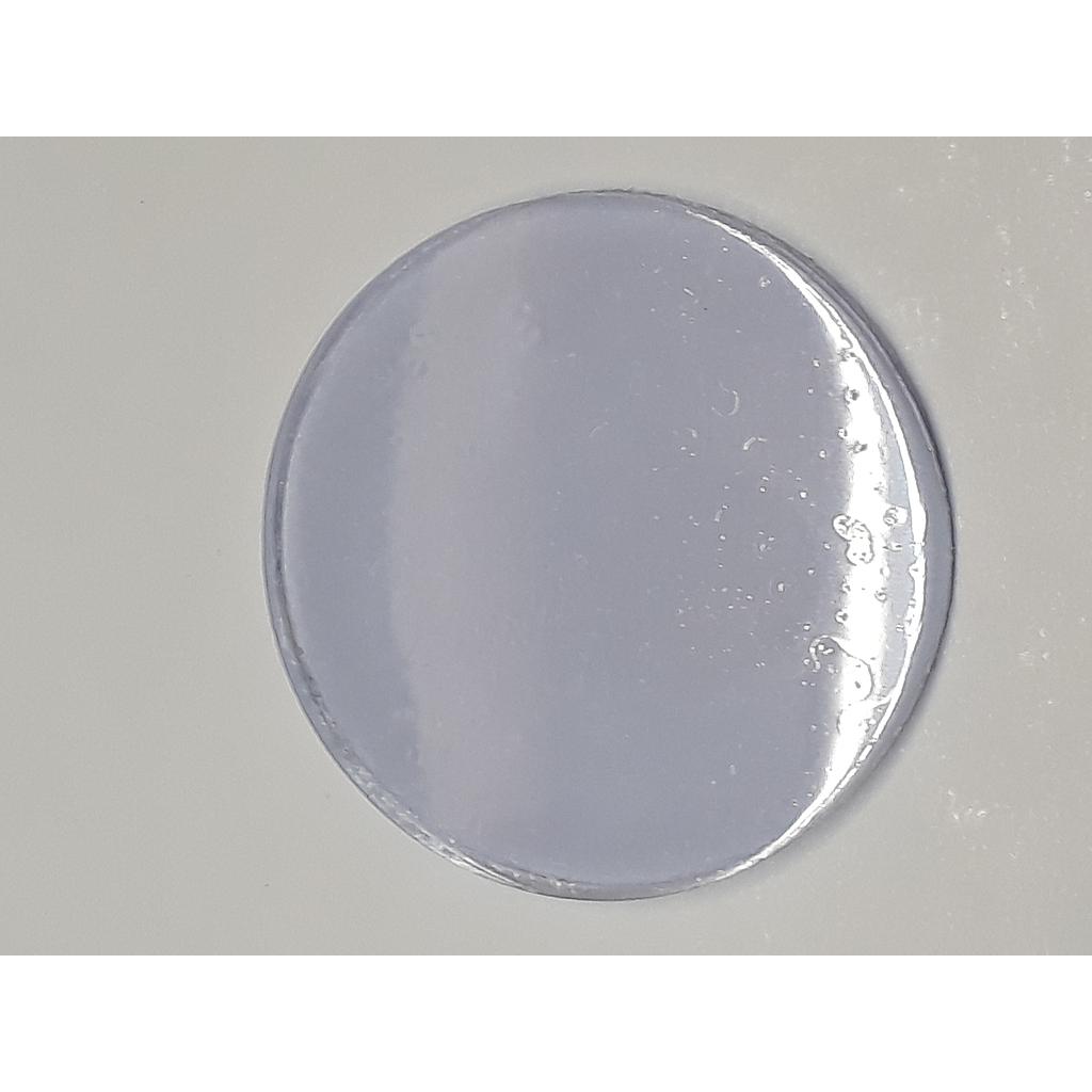 Art.8420-06 Set x 2 topetinas 40 mm transparente autoadhesiva
