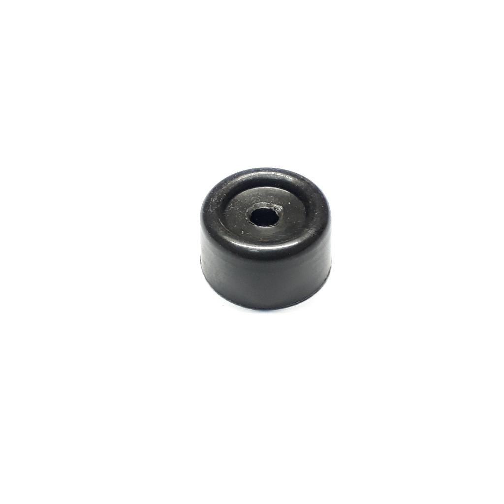 Art.1865/5160 Tope cilindro 12x22 mm para puerta negro