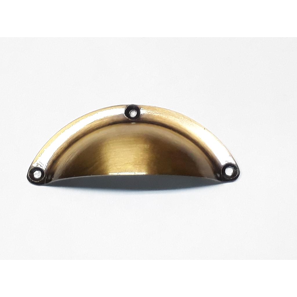 Art.1349/7661-02 Cubeta media luna bronce viejo