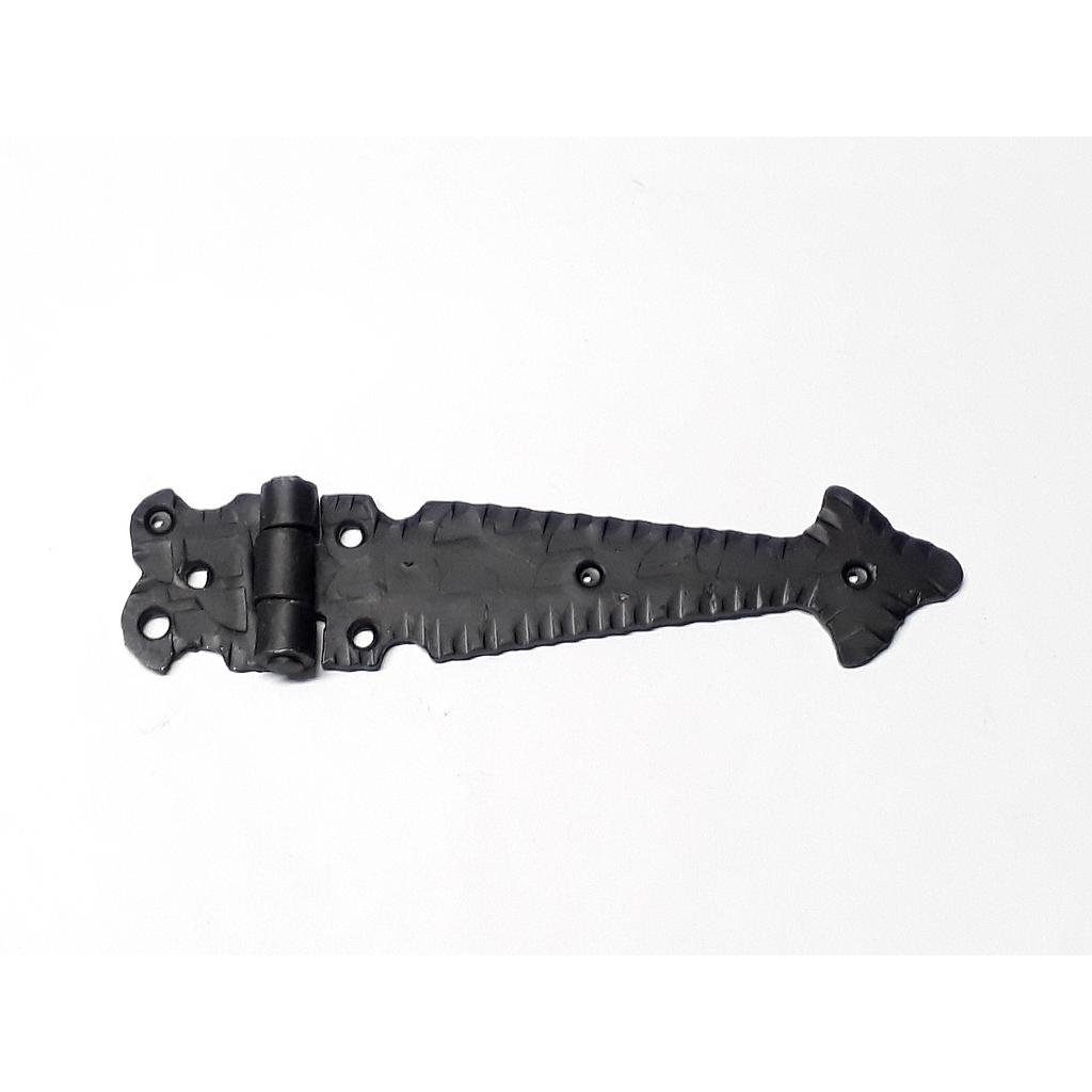 Art.2994  Bisagra flecha aplicar 90x25 mm negra