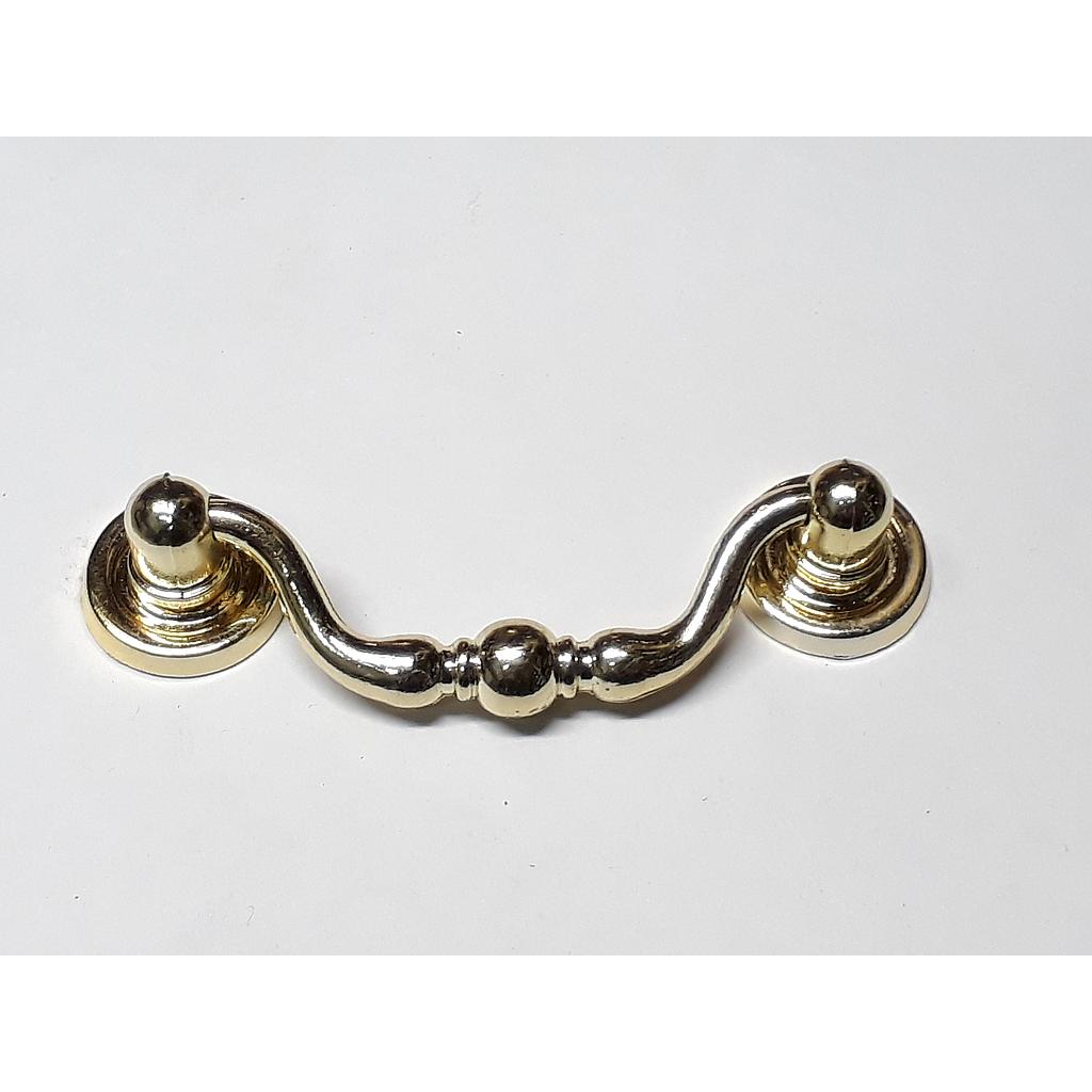 Art.5186-1 Manija inglesa con rosetas simil oro