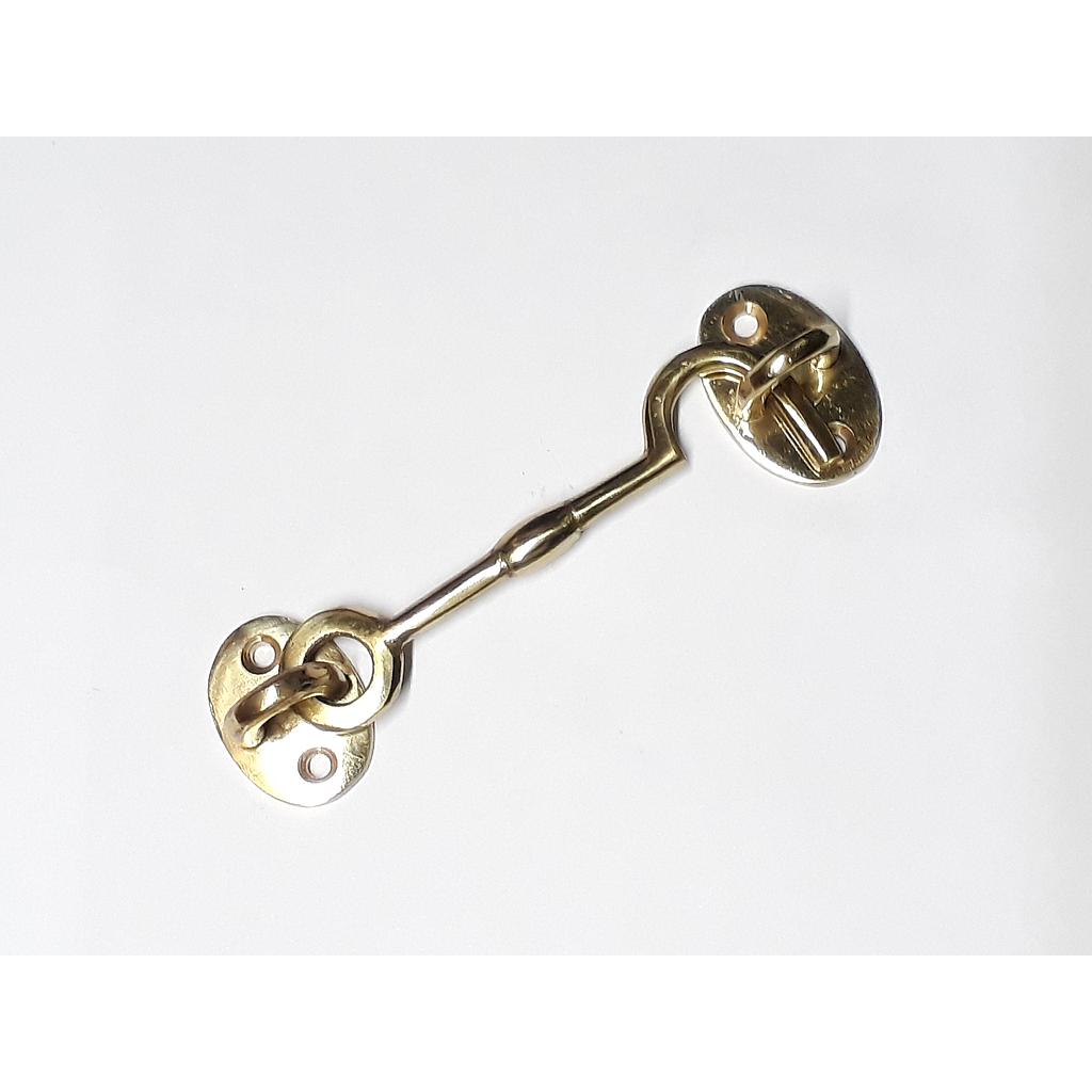 Art.3095/6748-4 Reten 200 mm contra viento bronce pulido laca