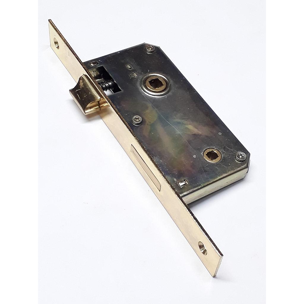 Art.1459/8711-01 Cerradura pasador rectang de baño frente hierro bronceado