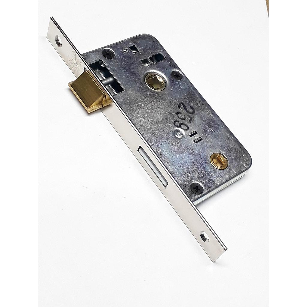 Art.1459/4475 Cerradura pasador rectang de baño frente angosto acero inox
