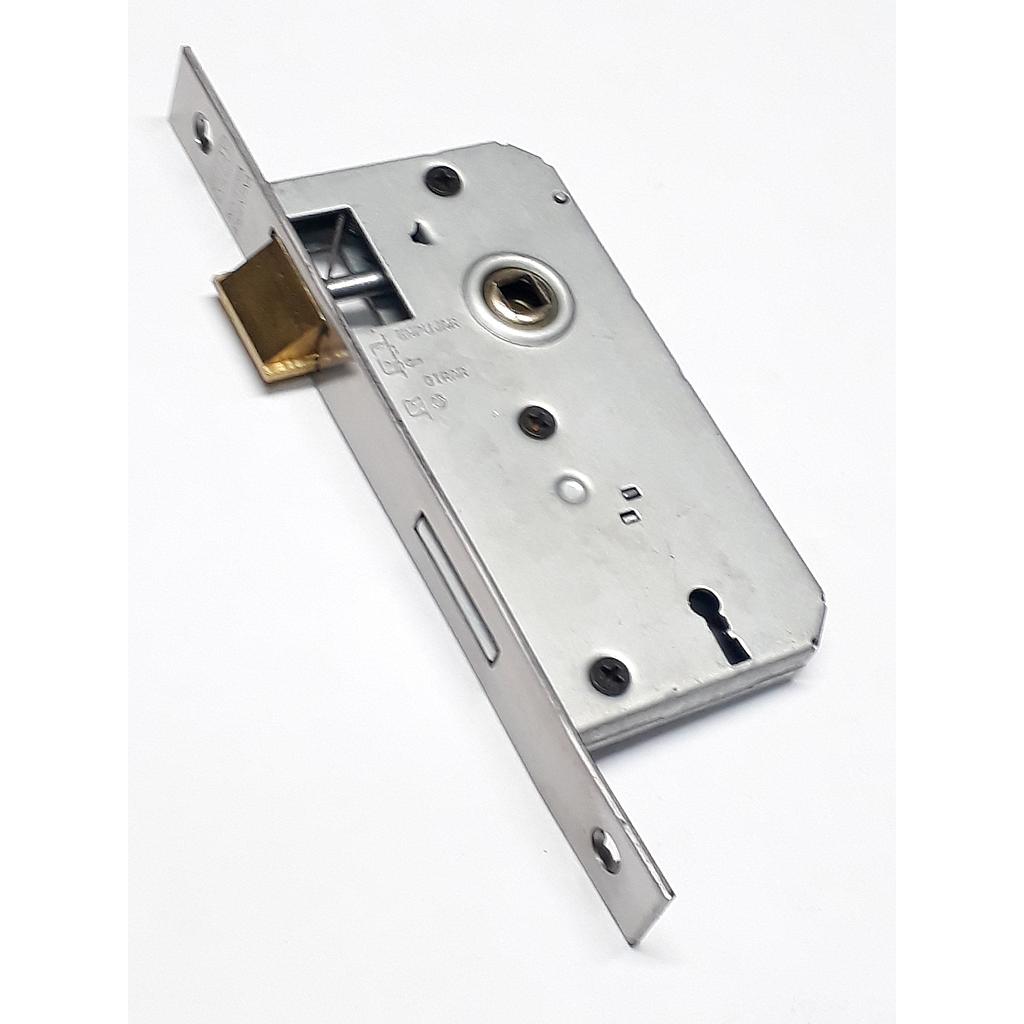 Art.1057/4263 Cerradura comun pasador rectang frente angosto acero inox