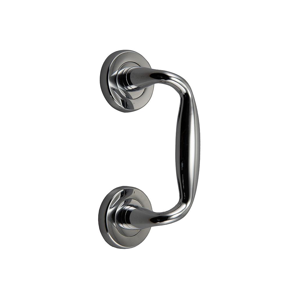 Art.8152-01   Manijón Stella con rosetas bronce platil satinado