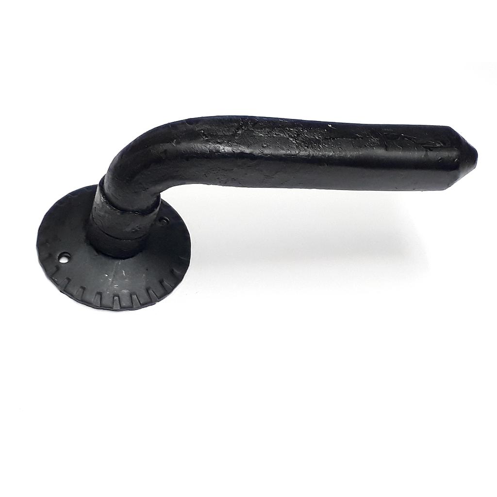 Art.6860-1 Doble Balancin Cuadrado Liso con rosetas negro